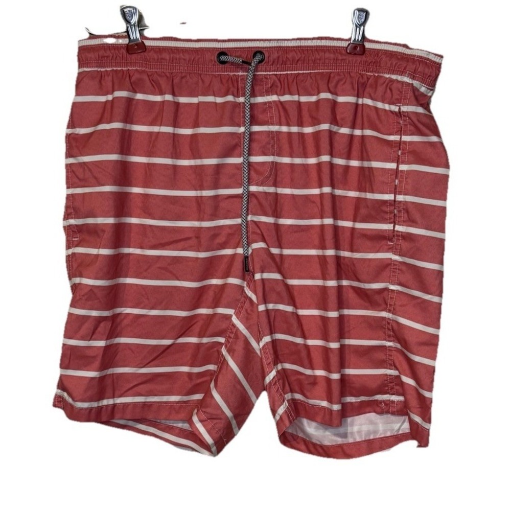 Maamgic Men's Trunk‎ Shorts Swimwear Beach Striped Drawstring Pockets Medium